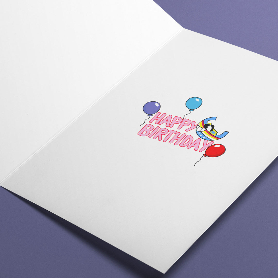 Happy Birthday Ninu Card - Archipals