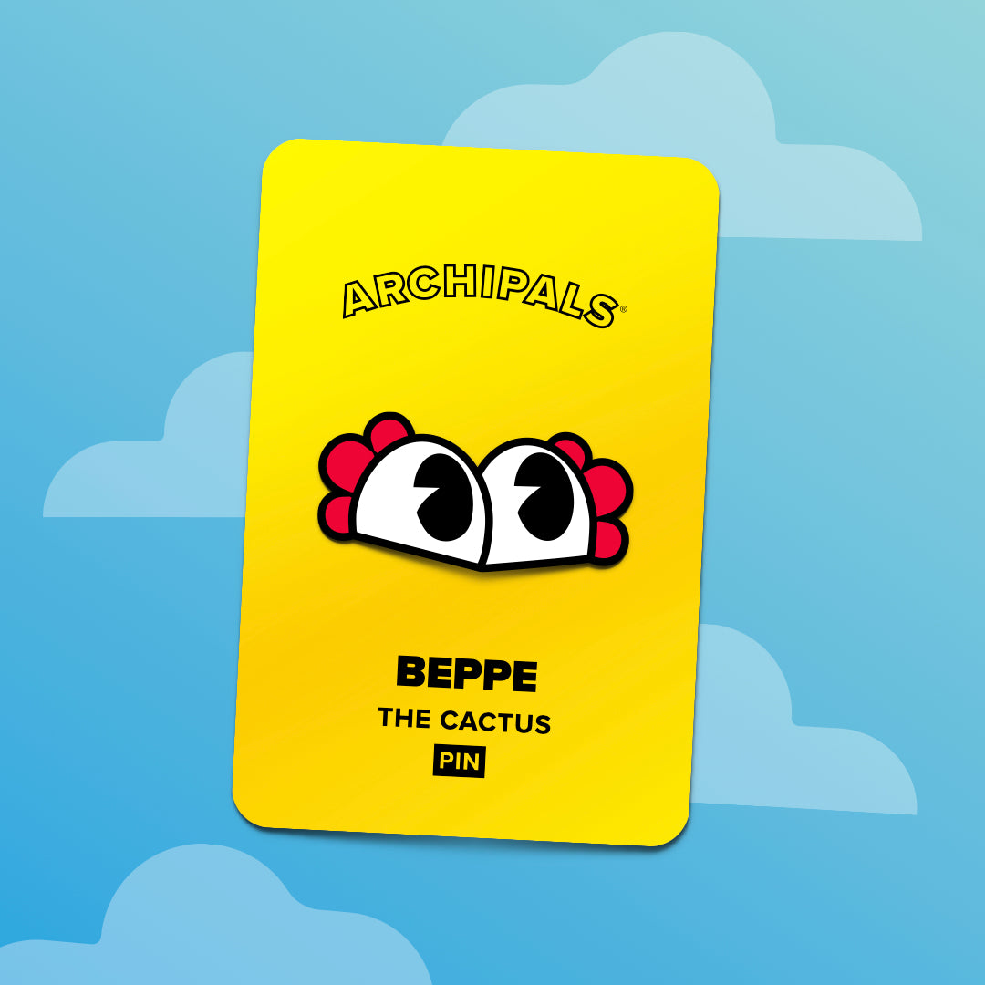 Surprised Bep Eyes Pin - Archipals