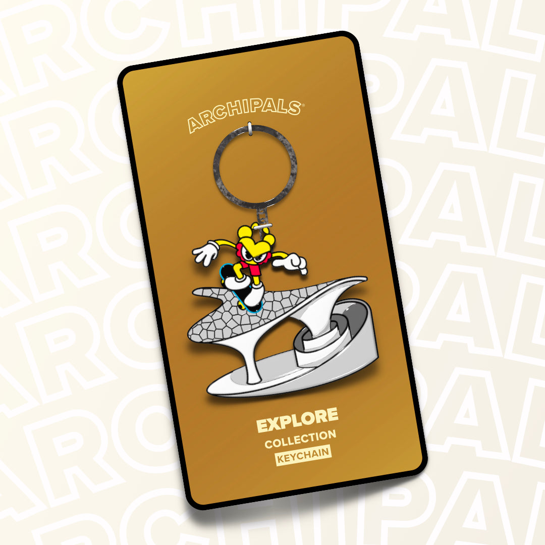 Beppe Explores Pavilion Keychain - Archipals