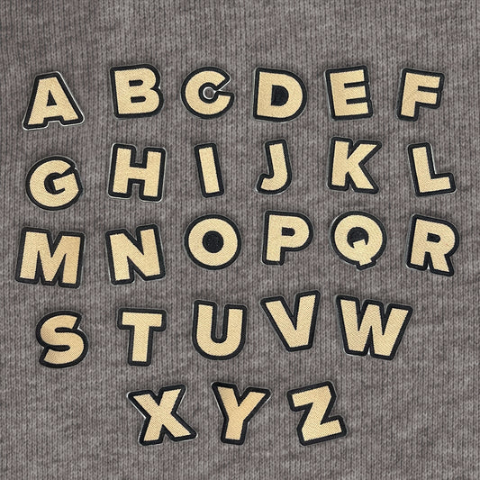 Embroidery Letter Patches