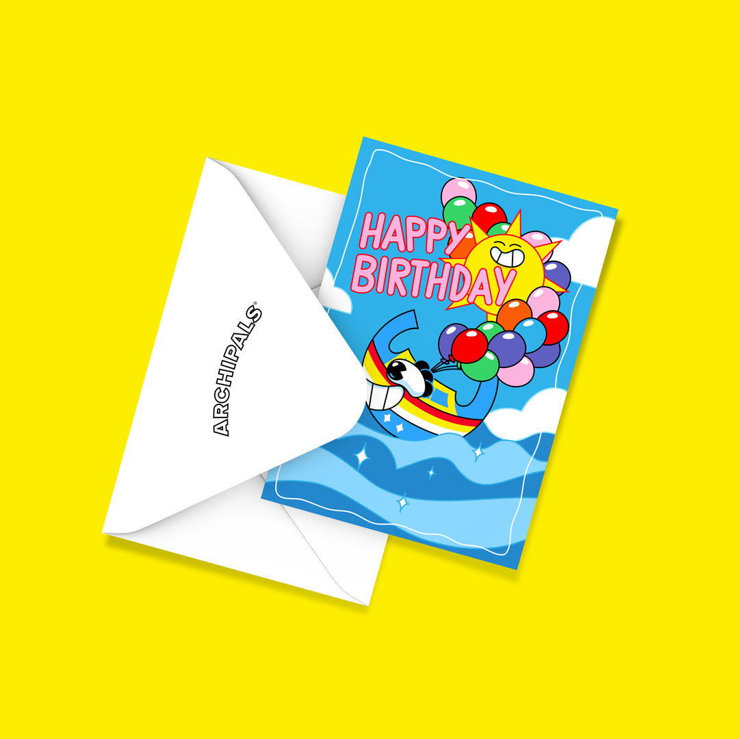 Happy Birthday Ninu Card - Archipals