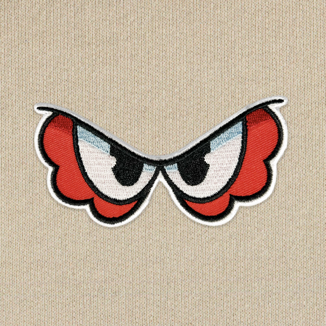 Angry Beppe Eyes Embroidery Patch - Archipals