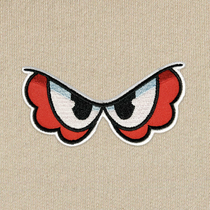 Angry Beppe Eyes Embroidery Patch - Archipals