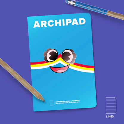 Archipals Lined Memobook - Archipals