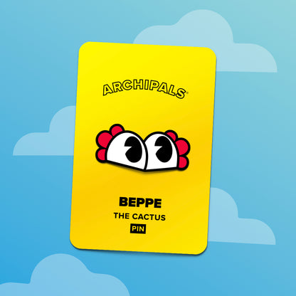 Surprised Bep Eyes Pin - Archipals