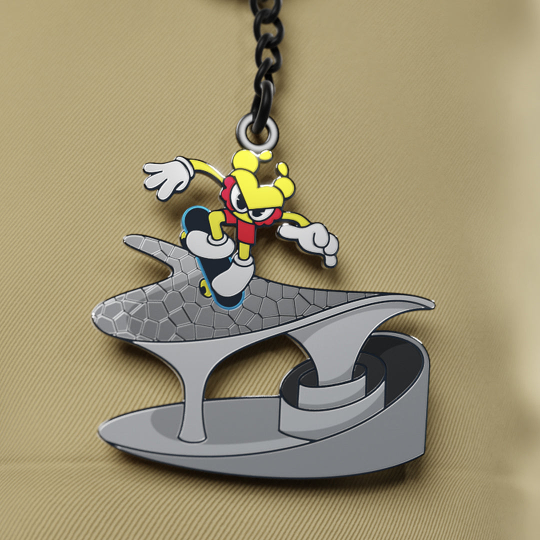 Beppe Explores Pavilion Keychain - Archipals