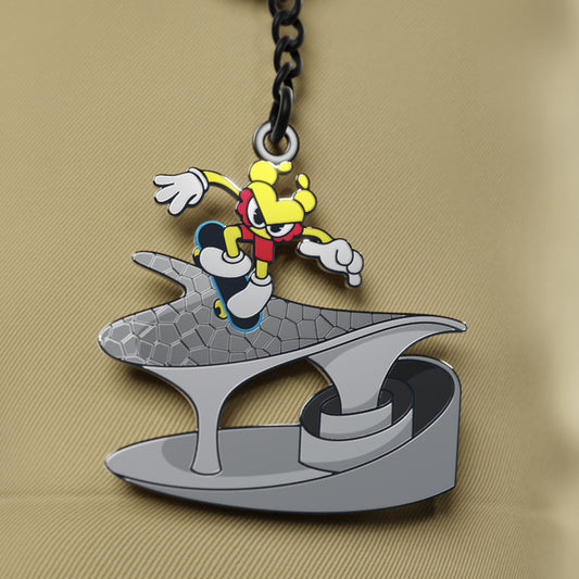 Beppe Explores Pavilion Keychain - Archipals