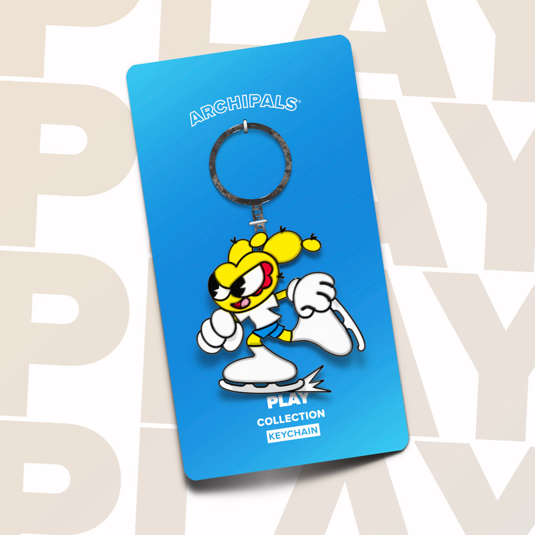 Beppe Iceskate Keychain - Archipals