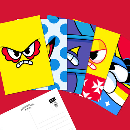 Archipals Confused Postcards - Archipals