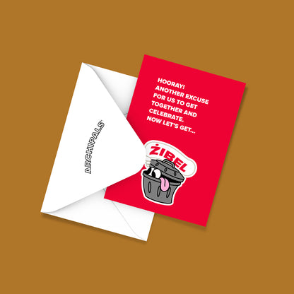 Zibel Happy Birthday Card - Archipals