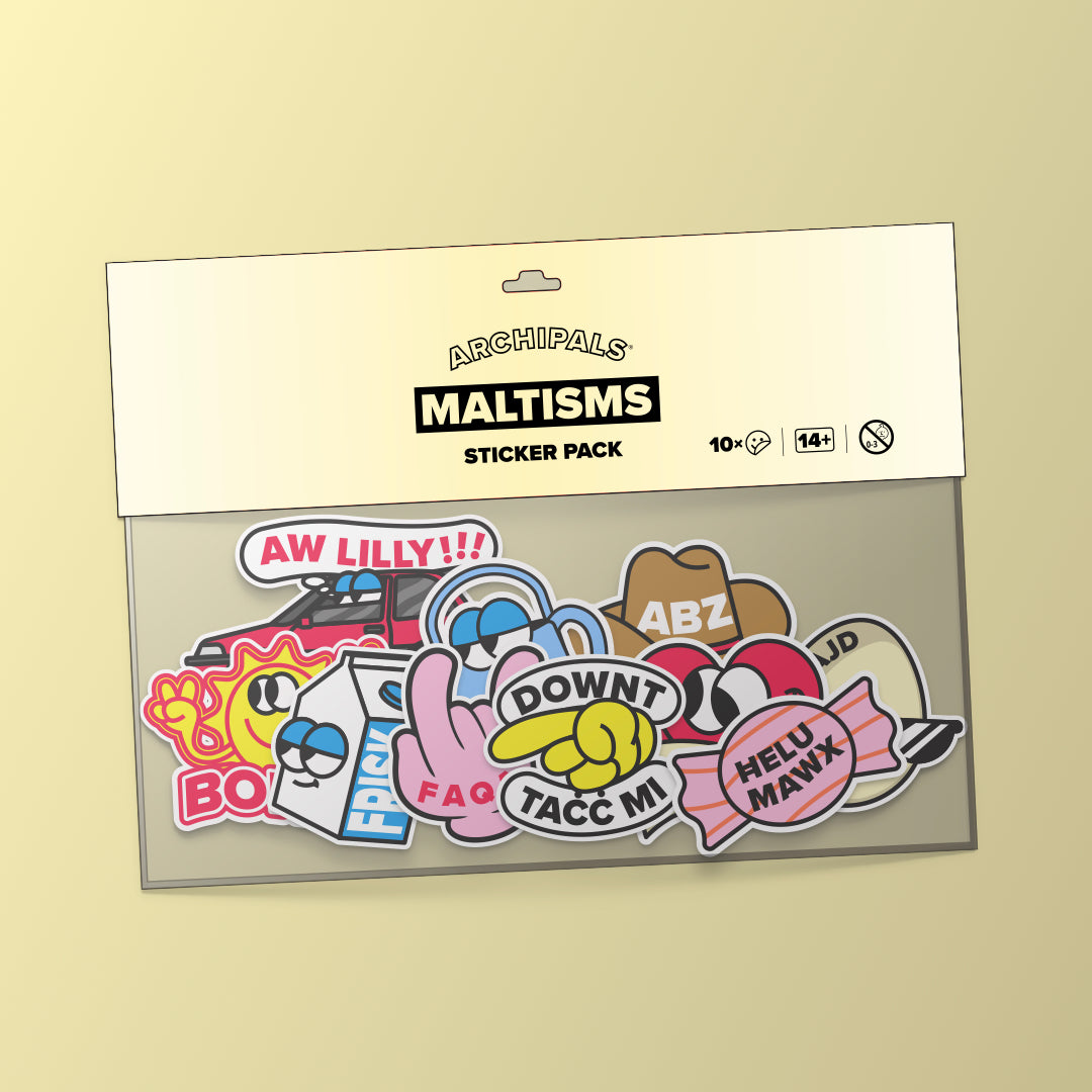 Maltisims Sticker Set - Archipals