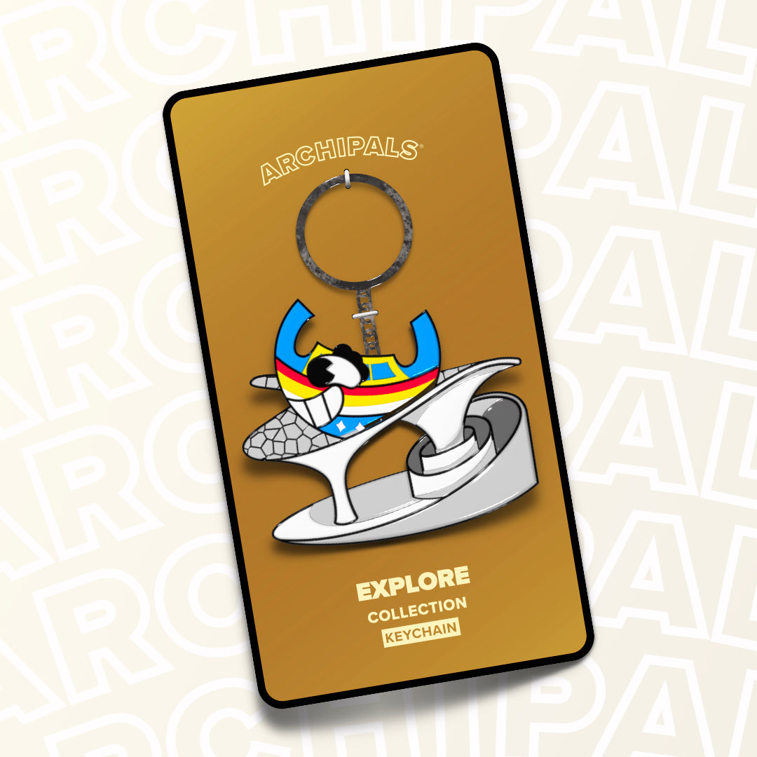 Ninu Explores Pavilion Keychain - Archipals