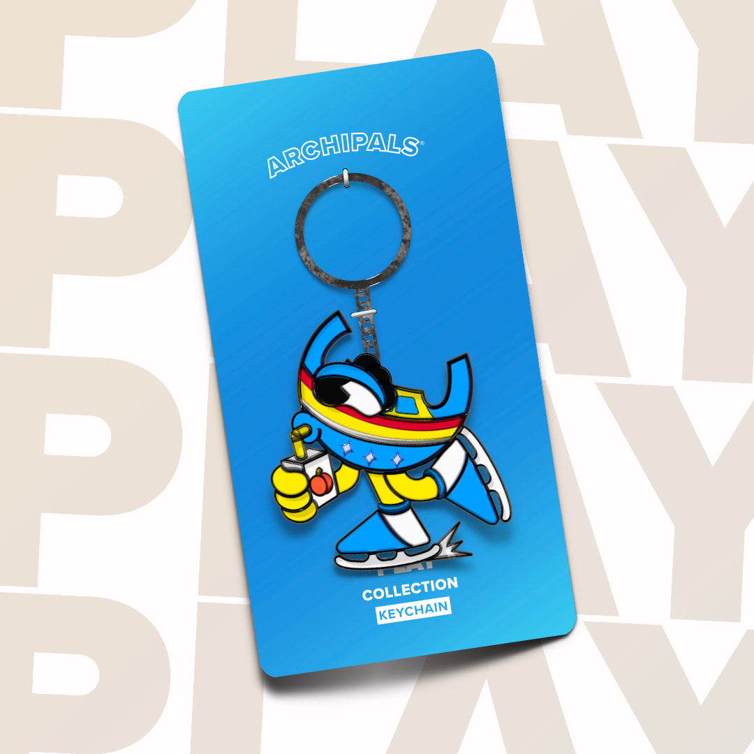Ninu Iceskate Keychain - Archipals